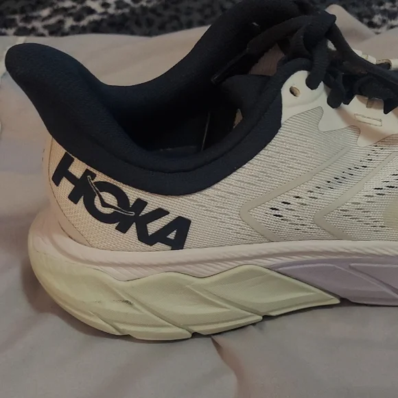 Hoka Womens White and Navy Sneakers - Picture 6 of 14